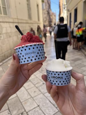   at Aroma Gelato Boutique in Zadar