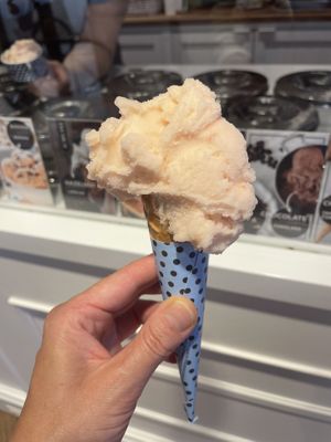 Red grapefruit! Finally, last time they were out.  at Aroma Gelato Boutique in Zadar