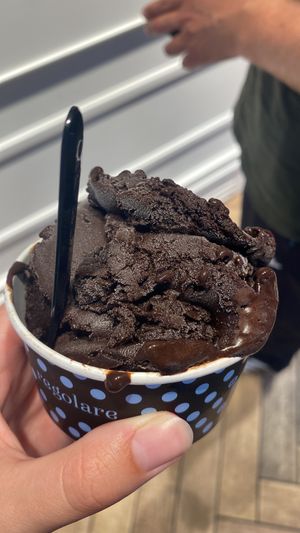 Dark chocolate vegan  at Aroma Gelato Boutique in Zadar