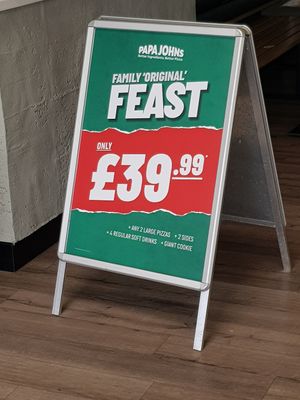 Special offer at Papa John's in Berwick-upon-tweed