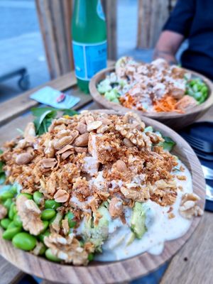 Two medium bowls at Hawaiian Poké Bowl in Oostende