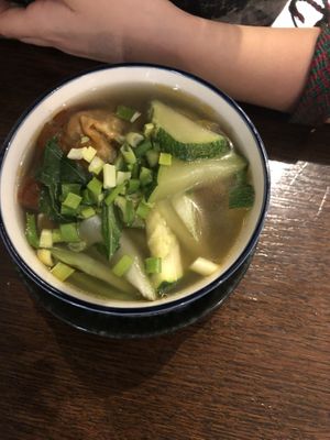 Small wonton soup  at U&Mi in Warsaw