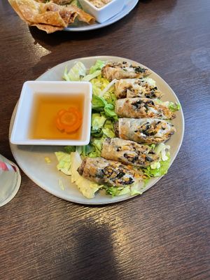 Spring rolls  at U&Mi in Warsaw