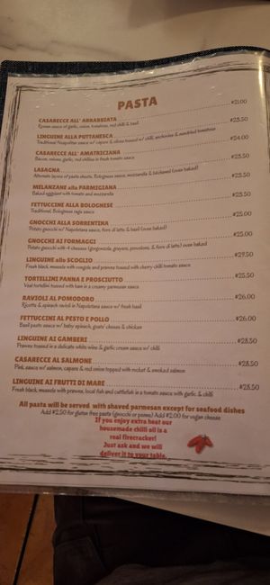  at Paolo's Pizza Bar in Torquay