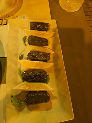 Dolmades at Greek Village in Corfu