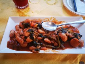 Giant beans 👌 at Greek Village in Corfu