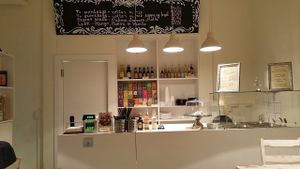 Interior  at Govinda Take Away in Copenhagen