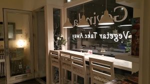 Interior  at Govinda Take Away in Copenhagen
