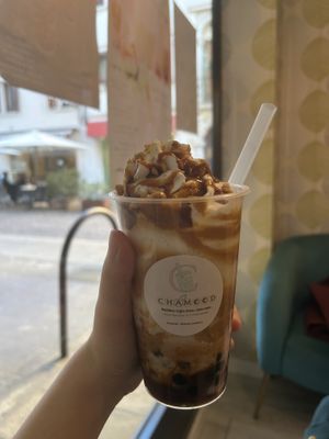 100% vegetale- peanut butter boba   at Chatime Bubbletea  in Pordenone