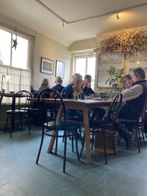 Upstairs  at Shepherds Parlour in Hay-on-wye