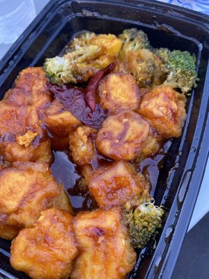 Mushy bean curd, little flavor  at New Wild Ginger in Huntingdon Valley