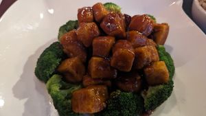 General tso tofu at New Wild Ginger in Huntingdon Valley