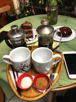   at Neda Vegan Cafe in Tehran