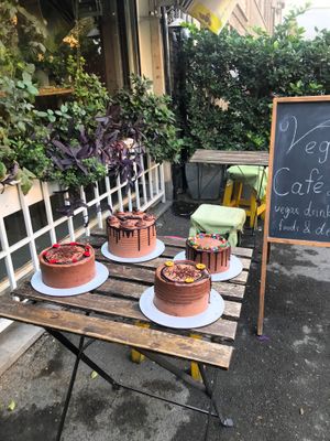   at Neda Vegan Cafe in Tehran