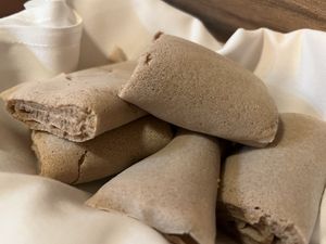   at Meskie's Ethiopia Restaurant in Berkeley