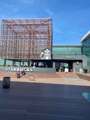 Location at the terrace   at BCN - Starbucks - T1 in El Prat De Llobregat