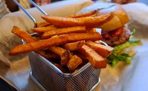 Sweet potato fries 🍟 at Bobby Burger in Sopot