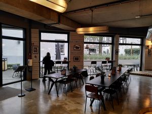 One of the seating areas at Sonderling in Bielefeld