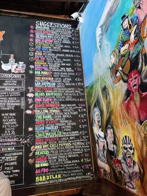 The Menu at Donkey PUNCH in Rome