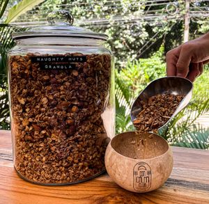 Homemade Naughty Nuts Granola at Con Calma Club in Santa Teresa
