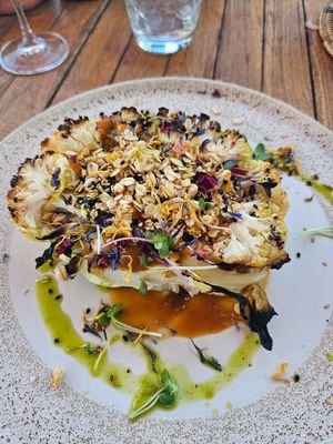 Cauliflower miso at AIYANNA in Ibiza