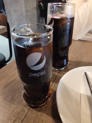 Cokes   at Pizza Hut in Stuttgart