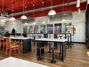 Inside at BIBIBOP in Indianapolis