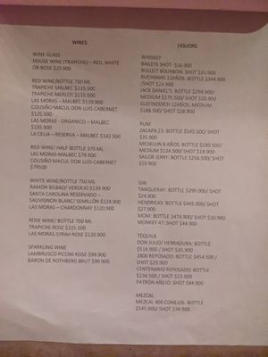 Menu 9 at Florez Food Garden in Medellin