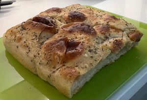 Rosemary focaccia  at Loaf in Wymondham