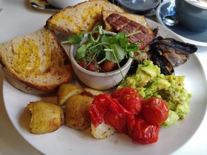 "The Vegan" breakfast. at Spicer+Cole in Bristol