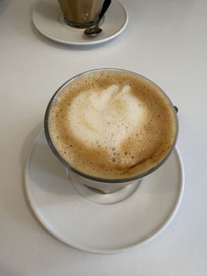 Oat cappuccino   at Cafe Perle in Toulouse