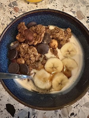 Very good granola  at Punch in Annecy