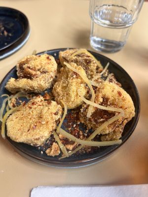 Fried artichoke   at De Botanie in Delft