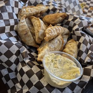 Fried Dumplings  at The Kilt and Clover in St Catharines