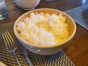 Coconut rice  at Thai Bistro in Almancil