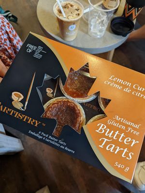 Vegan butter tarts at Tartistry in Etobicoke