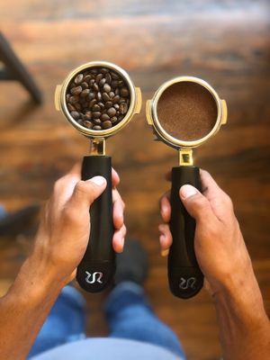 Signature coffe at Tafru Restaurante in Pisac