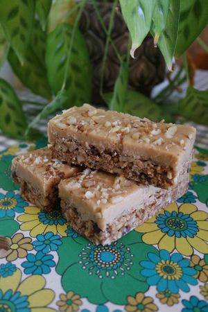 Coffee & Walnut Slice at Number Thirteen in Knaresborough