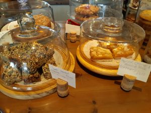 Lovely apricot, orange and almond slice at Number Thirteen in Knaresborough