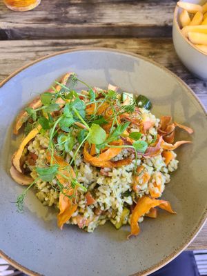 Risotto at The Nag's Head Inn in Abercych