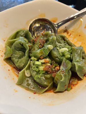 Vegan spicy wontons  #Veganuary at Din Tai Fung in Bellevue