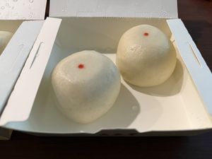 Taro Bun  at Din Tai Fung in Bellevue