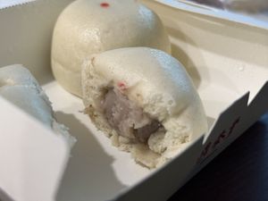 Taro Bun  at Din Tai Fung in Bellevue