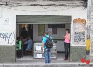 restaurant at Delicias al Natural in Medellin