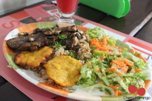 menu at Delicias al Natural in Medellin