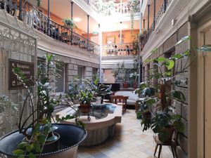 Coutyard at Atrium Hotel Restaurant in Baden