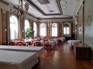 Dining hall at Atrium Hotel Restaurant in Baden