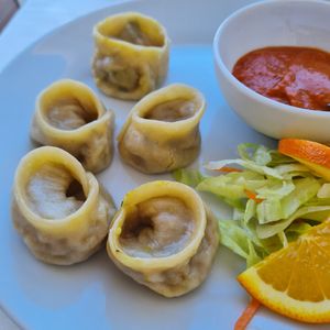 Momos végétariens at Everest Spice in Fuerteventura