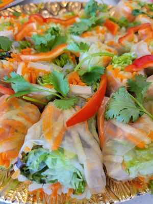 Fresh rolls at Loving Hut Glendora in Glendora