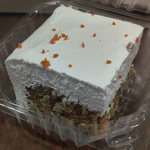 Decadent carrot cake 🥕 at Loving Hut Glendora in Glendora